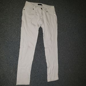 Shinestar white skinny jeggings, medium juniors